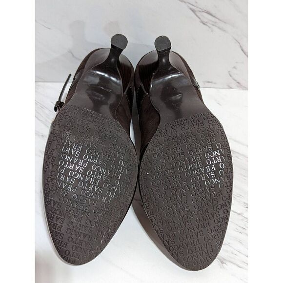 Franco Sarto Women's Brown Suede Mary Jane Heels Size 8M NWT - Picture 4 of 6